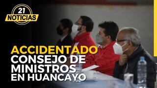 Accidentado Consejo de Ministros Descentralizado en Huancayo
