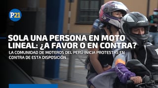 Limeños opinan sobre proyecto de ley que prohíbe dos personas en moto lineal