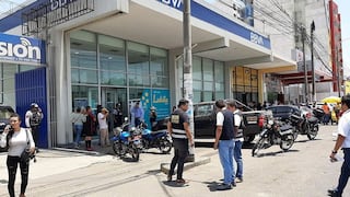 La Libertad: Policía frustra a balazos asalto a un banco en Trujillo