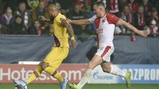Arturo Vidal lamentó su suplencia en Barcelona tras duelo ante Slavia Praga por Champions League 