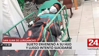 San Juan de Lurigancho: sujeto envenenó a su hijo en venganza contra su expareja por terminar la relación