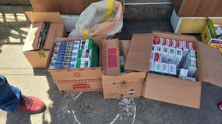 Piura: Policía incauta miles de cigarrillos de contrabando en mercado de Sullana