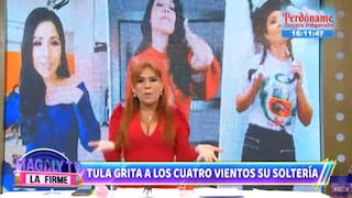 Magaly Medina a Tula Rodríguez por decir que es soltera: “Eres viuda” | VIDEO