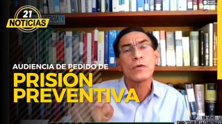 Lectura de resolución de pedido de prisión preventiva para Martín Vizcarra