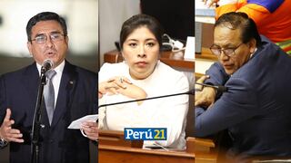 Congreso aprueba acusar constitucionalmente a Betssy Chávez, Roberto Sánchez y Willy Huerta