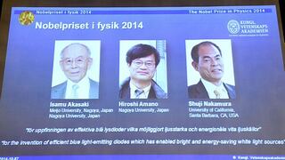 Premio Nobel de Física 2014 para padres del LED azul