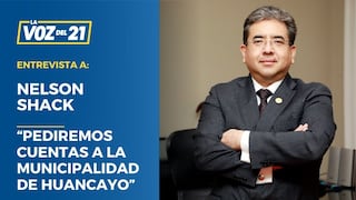 Nelson Shack: “Pediremos cuentas a la municipalidad de Huancayo”