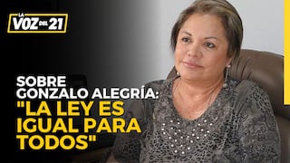 Rosario Sasieta sobre denuncia contra Gonzalo Alegría: “La Ley es igual para todos”