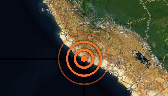 Fuerte sismo en Arequipa.
