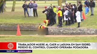 San Isidro: trabajador murió ahogado tras caer a una laguna del Lima Golf Club