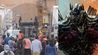 Transformers en Cusco: ciudad imperial se prepara para escenas de choques y explosiones  
