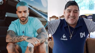 Maluma dedica emotivo mensaje a Diego Maradona: “Te vamos a extrañar por montones”