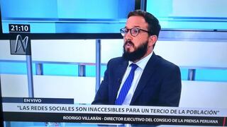 Rodrigo Villarán sobre Ley Mulder: 'Ciudadanos dejarán de recibir información valiosa'