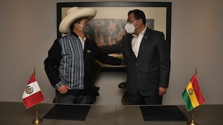 Pedro Castillo y su homólogo de Bolivia abordaron gestiones para realizar el Gabinete Binacional