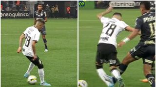 Adson, de Corinthians, realizó un lujo en la victoria de su equipo y recibió una patada [VIDEO]