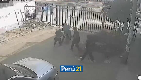 Vecinos de Los Olivos frustran asalto. (Foto: Latina Noticias)