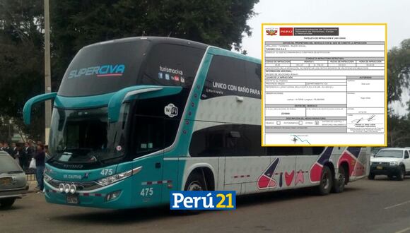Buses de Civa acumulan papeletas. (Foto: Composición Perú21)