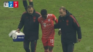 Alphonso Davies se retiró lesionado en Bayern Múnich y lo sufre Canadá [VIDEO]