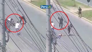 Barristas atacan ferozmente a hincha y lo dejan al borde de la muerte en Los Olivos [VIDEO]