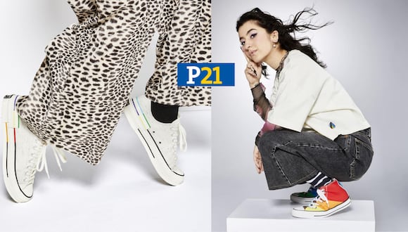 Cada zapatilla de la colección Pride 2023 de Converse presenta un diseño estético distinto para complementar cualquier estilo.