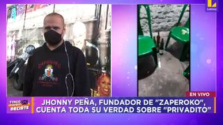 Jhonny Peña tras intervención policial en reunión donde habían integrantes de Zaperoko: “Me dejé llevar por el momento”