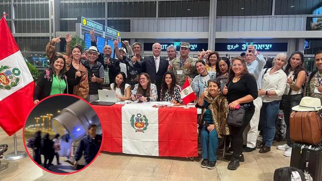 Peruanos varados en Israel abordan el avión presidencial en Tel Aviv [VIDEO]