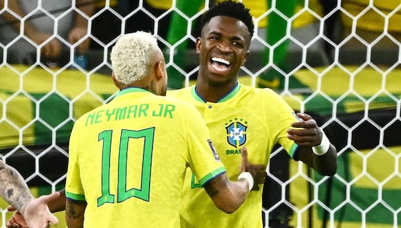 Neymar cree que Vinícius se llevará el Balón de Oro (Foto: AFP).