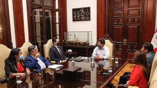 Pedro Castillo se reunió con Vladimir Cerrón y congresistas de Perú Libre en Palacio de Gobierno