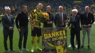 Gracias, Erling: Haaland protagoniza emotiva despedida en su último partido con Borussia Dortmund [VIDEO]