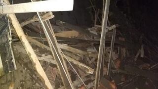 Obrero muere al colapsar techo de estadio en Huancabamba, Piura