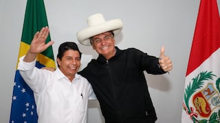 Jair Bolsonaro lució sonriente el sombrero cajamarquino de Pedro Castillo
