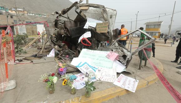 El fatal accidente se produjo el último domingo por la mañana. (Foto: Anthony Niño de Guzmán (@photo.gec)