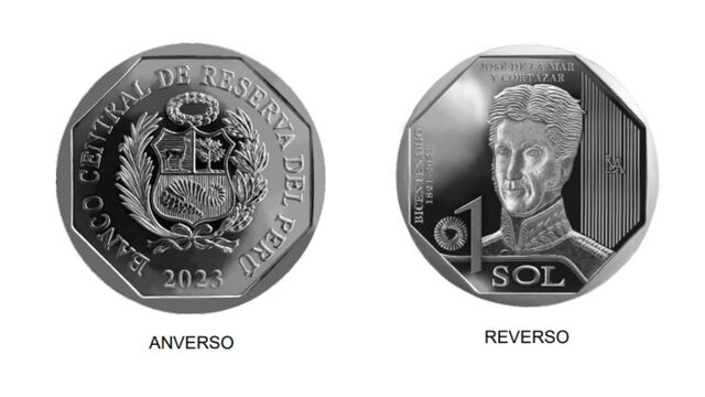 BCR emite nueva moneda de S/ 1 con la imagen de José de la Mar y Cortázar