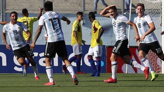 Argentina ganó 1-0 a Colombia y respira en la fase final del Sudamericano Sub 20