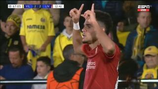 Luis Díaz consiguió el 2-2 del Liverpool vs. Villarreal con un gran disparo de cabeza [VIDEO]