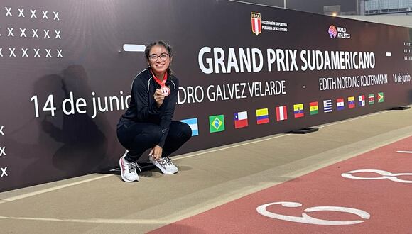 Cayetana Chirinos, con solo 16 años, es una de nuestras cartas en el Mundial de Atletismo U20 que se disputará en Lima. (Difusión)