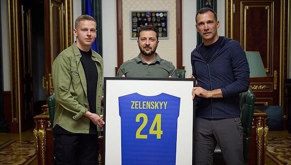 Zelenski y Shevchenko se apoyan mutuamente desde el año pasado (Foto: Instagram) .