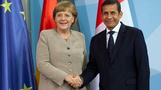 Humala se reunió con Angela Merkel