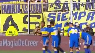 Gol de Briasco para el 1-0 de Boca Juniors sobre Racing por el Trofeo de Campeones