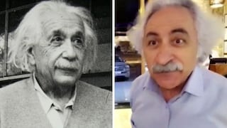 Hombre causa revuelo en las redes por su gran parecido físico con Albert Einstein