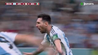 Gol de Lionel Messi: espectacular remate para el 1-0 del Argentina vs. México | VIDEO
