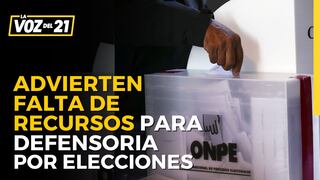 Iván Lanegra sobre falta de recursos para la Defensoría del Pueblo en las elecciones