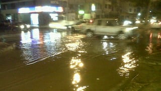 Avenida El Corregidor inundada