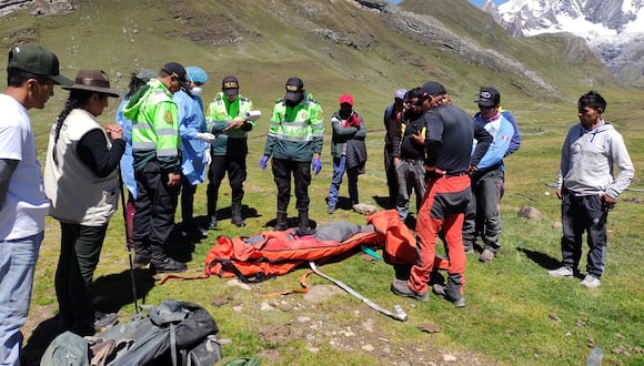 Hallazgo fue el sábado 11 de mayo tras una ardua labor de siete días por miembros agentes de Alta Montaña. (Foto: PNP)