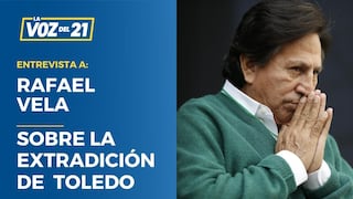 Fiscal Rafael Vela sobre extradición de Alejandro Toledo