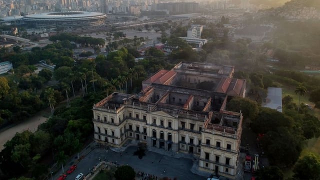 Brasil anuncia 2,4 millones de dólares para reconstruir Museo Nacional tras incendio