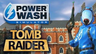 Ahora podrás limpiar la mansión de ‘Lara Croft’ en ‘Power Wash Simulator’ [VIDEO]