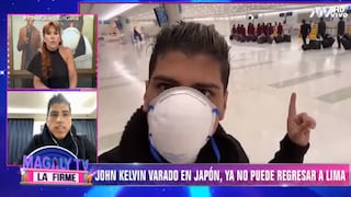 Magaly Medina a John Kelvin por insistir en sus shows en Japón: “No crees que están arriesgando a personas”  | VIDEO