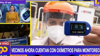 Coronavirus: entregan más de 200 oxímetros a vecinos de Lima Norte para monitorear a personas con COVID-19 