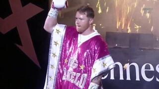 Así fue el espectacular ingreso del Canelo Álvarez al T-Mobile Arena para chocar con Bivol [VIDEO]
